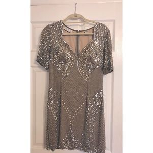 Scala sequined cocktail dress
